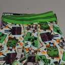 Bioworld Youth Boys Minecraft Boxer Brief Underwear 5-Pack - Pixelated Comfort for Gamers 8