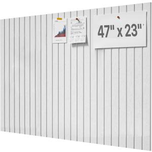 Soundproof Wall Panels Self-Adhesive, 3 Pack Large Acoustic Panels 47.2"x23.6"x0.35" High Density Sound Proof Panels for Walls, Noise Absorbing for Home Studio, Office, Game Room (White)