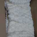 Couch Cover for Dogs Fuzzy Sofa Covers for Pet, Geometric Jacquard Coral Pet-Friendly Washable Non-Slip Sofas Slipcover Cushion Protector Pets Mat Dog Bed Mats (27.6" x 82.7", Cream)