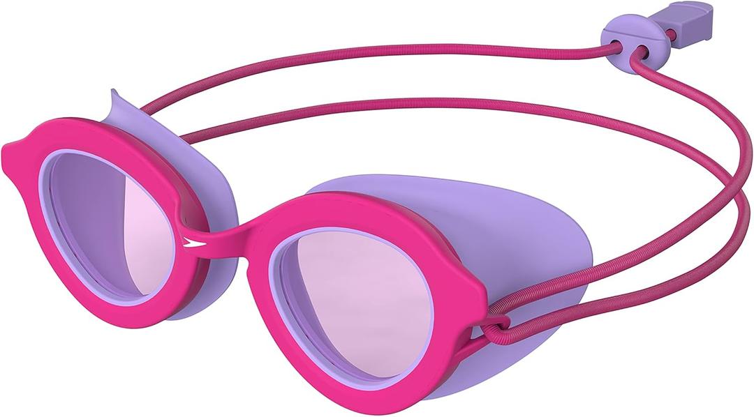 Speedo Kids' Swim Goggles Sunny G Ages 3-8 (Pink Yarrow/Vermillion)