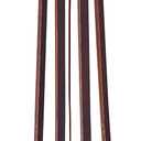 Adesso Floor Lamp with Walnut Birch Wood & Natural Linen Lampshade - 3-Way Adjustable Brightness, Lamp for Bedroom, Living Room, and House Dcor, 60 x 19