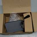 LISEN Cell Phone Stand Phone Holder for Desk Office Decor, Office Desk Accessories Gifts Women PC Gaming Essentials iPhone Stand Gadgets Men Fit OtterBox Case Switch iPad Air Tablet 4-10 in (BLACK)