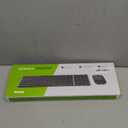 seenda Bluetooth Keyboard and Mouse Combo for Mac, SKM64-2 Rechargeable Slim Wireless Keyboard Mouse Compact, 3 Multi-Device Connection, Compatible for Mac, MacBook Pro/Air, iPad, iPhone, Black Gray