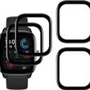 [4 Pack] Screen Protector for Amazfit GTS 4 Mini Smartwatch,HD Clear, Anti Scratch, Anti Fingerprint,Compatible with Amazfit GTS 4 Mini