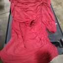 MEROKEETY Women's Long Sleeve Wedding Guest Formal Dress Fall Winter Ruched Bodycon Mesh Cocktail Party Midi Dresses