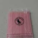100pcs Heart Shaped Pink Straws Disposable Drinking Cute Straw Individually Wrapped Pink Plastic Straw Galentines Day, Cocktail, Birthday Party, Bridal Shower, Wedding Decorations