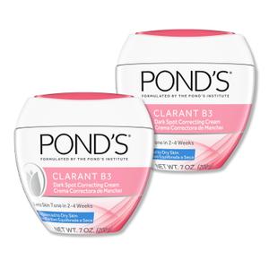 PONDS Clarant B3 Dark Spot Correcting Cream Daily Moisturizer for Dry Skin Moisturizing Face Cream with Vitamins B3 & C Dermatologist Tested, 7 oz, 1 Pack
