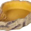 REPTIZOO Reptile Water Bowl Terrarium Water Dish Food Feeding Bowl for Reptile Amphibian Pets Large(11"x 8"x 2.4")