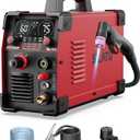 SILATU 75A Plasma Cutter Machine, HF Pilot Arc, 110V/ 220V, 1'' Max Cut, Size: STC750P Red