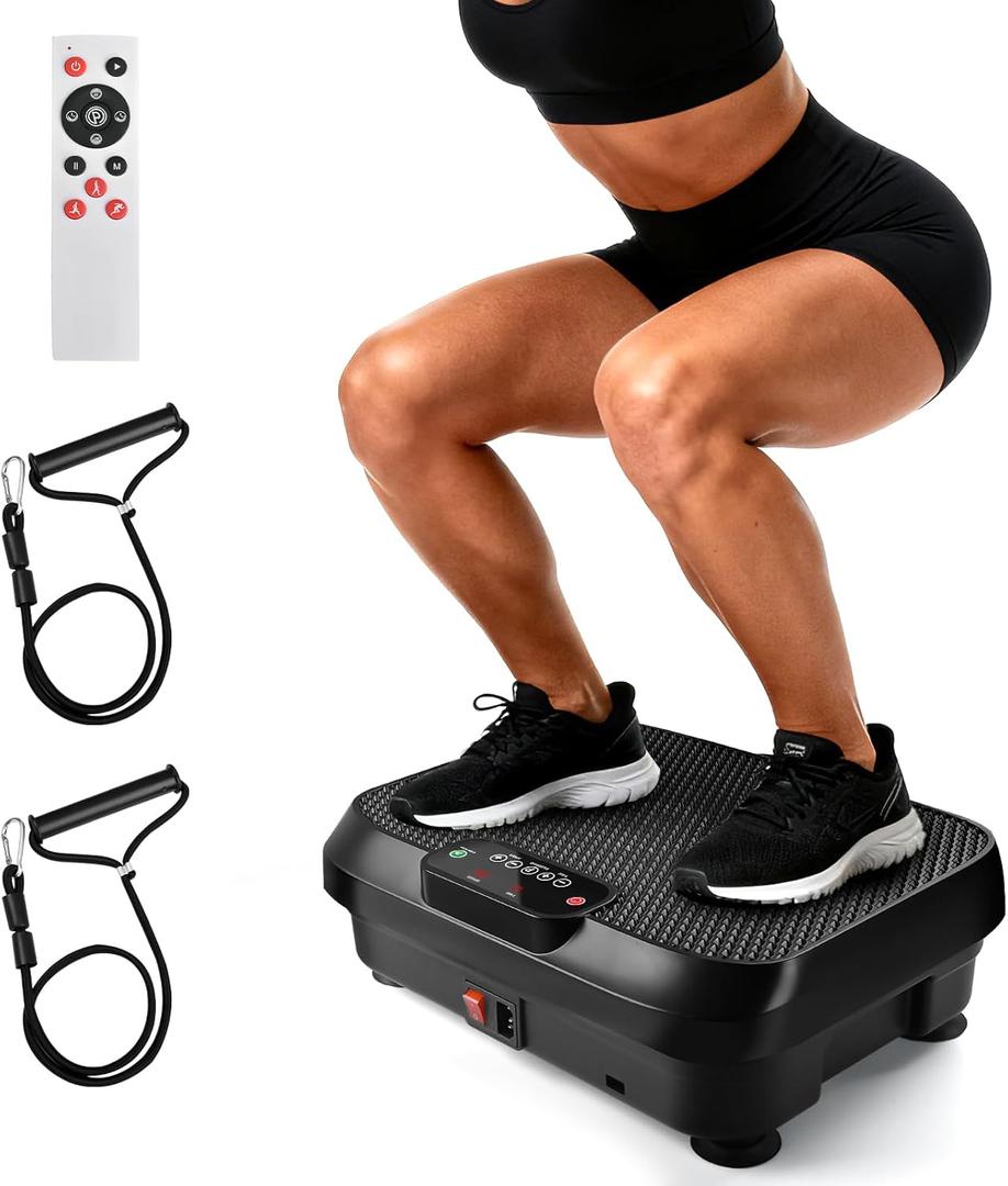Vibration Plate Exercise Machine for Lymphatic Drainage Weight Loss,Whole Body Workout Vibration Fitness Platform,Mini Shake Plate,Sport Gym Fitness Equipment