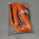 Heavy Duty Dog Leash, 4-6FT Shock Absorbing Dog Leashes with Traffic Handle and Comfortable Padded Handles, Advanced Easy Metal Clip, No Pull Reflective Leash for Medium Large Dogs That Pull (Orange)