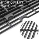 Hisencn Cooking Grates for Dyna Glo DGH450CRP DGH450CRP-D DGF493BNP DGH474CRP Gas Grill, Cast Iron Cooking Grates Replacement Part for Dyna Glo 4&5 Burner Gas Grill