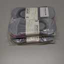 2 x 10 Pairs Thin 4 Color Mixed Grey Blue Yellow Pink No Show Womens Man, Ideal, Breathable liner no slip socks