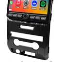 QLED Radio for Ford F150 2009 2010 2011 2012,2013 2014 STX XL Upgrade,Carbon Fiber Style,8 core Touch Screen Stereo Replacement,Wireless carplay Android auto,4G LTE Network,Free Camera