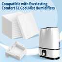 2 x 45 Pack Unscented Humidifier Aroma Pad, Humidifier Replacement Filters Compatible with Everlasting Comfort Cool Mist Humidifiers for Bedroom 6L, Diffuse Fragrances