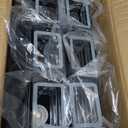 ZSMAIKU 6 Pack Dusk to Dawn Outdoor Light Fixture,14W IP65 3000K 1100LM Warm White,Exterior Lights for House, Up and Down Outdoor Sconce Lights, Aluminum Outdoor Lights for House Porch Garage (Jet Black)