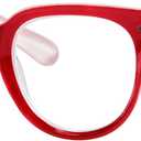 Eyekepper Oversize Reading Glasses Women Stylish Readers - Red +2.50