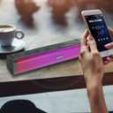 Touch Control Computer Speakers, Bluetooth Speakers for Computer Desktop PC with Colorful Dynamic RGB Lighting, USB Powered Gaming Speakers with 3.5mm Aux Cable for Monitor Laptop Tablet