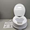 PEPE Mobility - Raised Toilet Seat for Seniors 4 inch (Fits Round and Elongated up to 15"), Lid - Handicap Riser