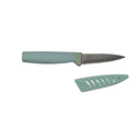 Non-Stick Straight Paring Knife with Safety Sheath, Green