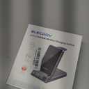 Wireless Charger for Samsung Charging Station with Clock for Samsung Galaxy S25 Ultra/S24/Z Flip 7/Fold 6/Bud, Watch Charger for Samsung Galaxy Watch 8/7/6/5, 3 in 1 Foldable Charging Station (Grey)