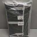 2 Packs 5-Tier Over the Door Organizer with 10 Side Mesh Pockets, 48 lbs Load Capacity, 3 Hooks Design, Hanging Storage Organizer with Clear Windows for Bathroom, Bedroom, Nursery, Kitchen-Grey