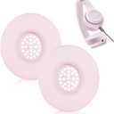 Adhiper Silicone Ear Pads Cover for Beats Solo 4, Washable Sweat Earpad Covers Silicone Case for Beats Solo4 & Solo3 Wireless On-Ear Headphones Accessories Protective Pads Cover (Pink)