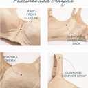 Playtex Womens 18 Hour Front Close Extra Back Support Wireless Bra, USE52E (36B, Black)