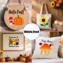 70pcs Fall Painting Stencils, 3x3in Thanksgiving Reusable Autumn Templates for DIY Crafts on Wood Canvas Fabric Wall Porch Home Decor