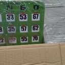 Regal Bingo - Shutter Slide Bingo Cards Only - 8 x 9 - 5-Ply Green Cardstock - Easy to Read - No Duplicates - Red Sliding Windows - Perfect for Large Groups, Bulk Purchasing (200 Pack)