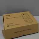 Veise VE017G-H Wi-Fi Smart Fingerprint Front Door Lock Set, Remote App Control, Keyless Entry Deadbolt with Handle, Backlit Keypad, IP55 Weatherproof, Auto Lock, Easy to Install, Matte Black