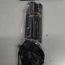 Tent Poles,Adjustable Portable Tent Poles-74.8" Sturdy and Durable Rustproof Thickened Iron Tent Stakes for Camping,Hiking,Van Awnings,Beach Awning Tent Accessory with Storage Bag-2 Pack (Black