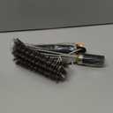 GRILLART Grill Brush and Scraper, Extra Strong BBQ Cleaner Accessories, Safe Wire Bristles Barbecue Triple Scrubbers Cleaning Brush for Gas/Charcoal Grilling Grates, Wizard Tool BR8115