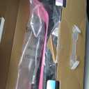 ELECOSMOS Kids Electric Scooter for Age 4-9, Light Up Big Wheels, Flashing Deck, Adjustable Heights, Foldable 3 Wheel Kick Scooters for Girls, Kid Balance Training, Cute Pink