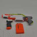 Nerf Modulus Stryfe Motorized Blaster - Fires 6 Darts in a Row - Includes Drop Grip, Barrel Extension, 6-Dart Clip, 6 Nerf Elite Darts