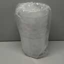 Kingrol 6 Pack Clear Flower Vases, 3 Quart Plastic Ice Buckets for Chilling Beer, Wine, Champagne, Multipurpose Buckets for Home Office, 6.5 x 6.5 x 6 Inch