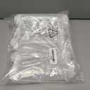 Set of 6 Condiment Squeeze Bottles for Sauces 16 oz  Easy-to-Fill Clear Bottles with Self-Closing Valve - Ready for Dressings, Ketchup, Mustard, Honey Jars - Dispensing Bottles for Christmas Cooking