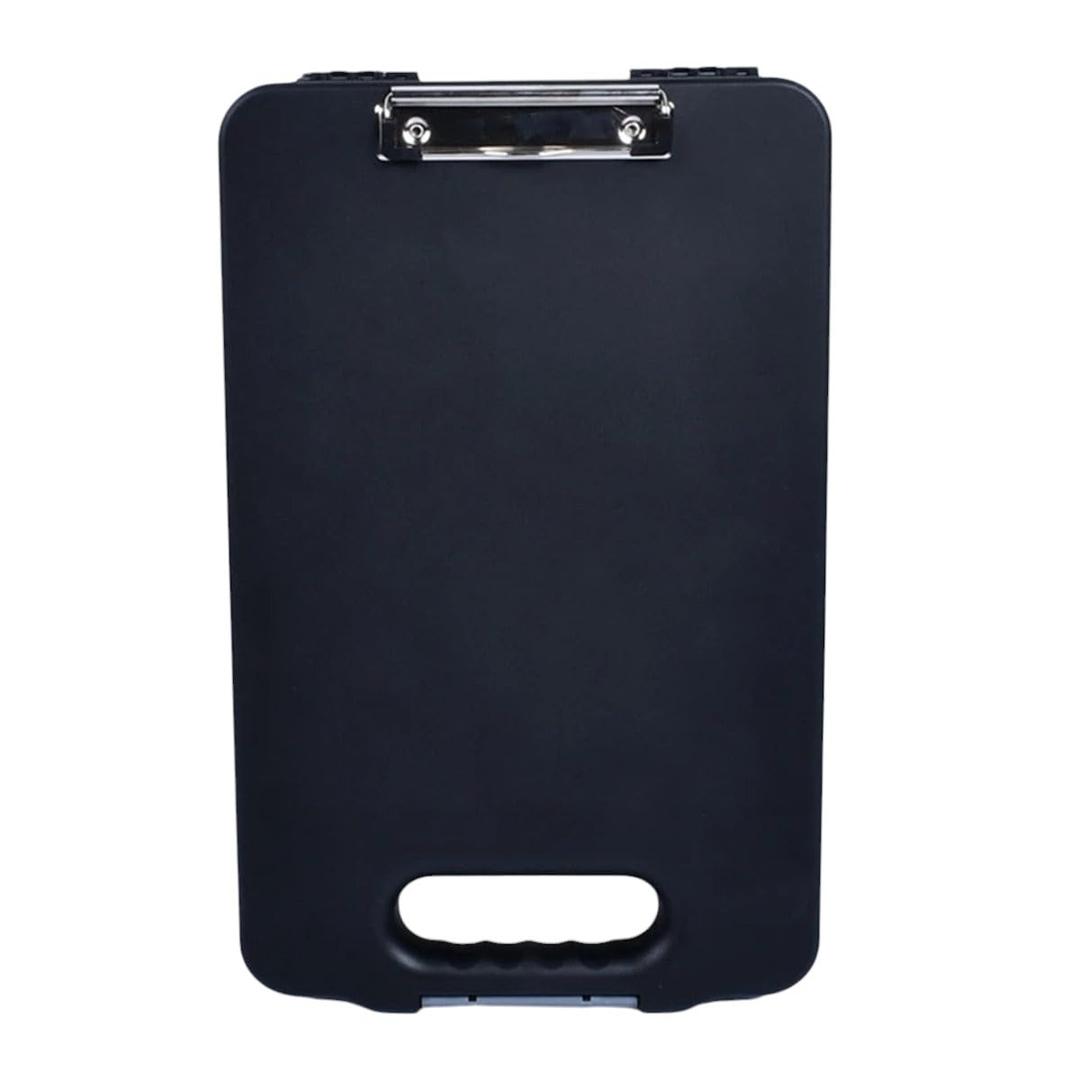Solid Black Multifunctional File Folder with Clipboard and Pen Box Case for Hospital New 2025 High Reliable Electronic Component, Precision, Stable Performance