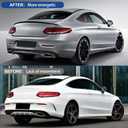 Rear Spoiler Wings for Mercedes Benz C Class W205 2015-2021 2-Door C63 C160 C180 C200 C250 C300 C400 C450 C43 AMG Trunk Spoiler Wing Trunk Tail Rear Trunk Lid,Glossy Black - AMG Style