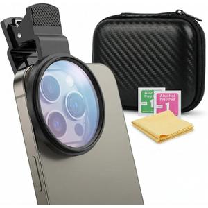 52mm CPL Filter, Clip on Lens Filter Camera Lens, HD Circular Polarizing Filter, CPL Filter Compatible with DSLR/iPhone 17/16/15/14/12/Samsung Galaxy Pixel and Other Smart Phones/Camera