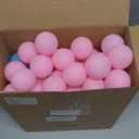 Hanaive 100 Pack Table Tennis Balls Multi Colored 40mm Plastic Balls Bulk Washable Small Game for Carnival Pool Games, Party Decoration Pet Toy (Light Pink, Light Blue)