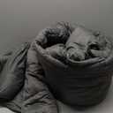 EASELAND California King Mattress Pad Pillow Top Mattress Cover Quilted Fitted Mattress Protector Long Cotton Top 8-21" Deep Pocket Cooling Mattress Topper (72x84 Inches, Dark Grey)