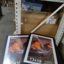 13x19 Picture Frame Set of 2, Wood Frame with Real Glass, Wide Border
Displays 11x17 with Mat or 13x19 without Mat, Horizontal or Vertical Wall Mount, Matte Black for Gallery Walls