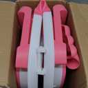 MoreFeel Collapsible Baby Bathtub for Newborn with Thermometer & 1 Hooded Towel & 1 Soft Floating Cushion,Portable Travel Bathtub with Drain Hole, Durable Foldable Baby Tubs for Infants to Toddler