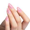 MAYCHAO Pink Builder Gel for Nails, 15ml Nail Strengthener in a Bottle, Nail Extension Hard Gel, Soak Off Long Lasting UV Light Cure (21)