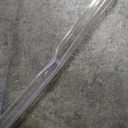 eatelle Frameless Shower Door Side Seal Strip for 3/8 Inch (10mm) Glass, Vertical Polycarbonate H-Jamb 180 Degree 78" Long