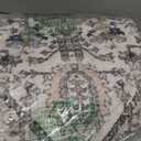 KOZYFLY Boho Area Rug 3x5 Ft Rugs for Entryway Washable Entry Rug Non Slip Door Mat Indoor Entrance Printed Faux Wool Throw Rugs for Entrance Kitchen Living Room, Black/Taupe/Beige