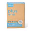 Diaper Dekor Plus Diaper Pail Refills | 2 Count Unscented | Exclusive End-of-Liner Marking | Quick & Easy to Replace | Most Economical Refill System | for Original and Eko Style Pails