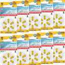 Powermax Size 10 Hearing Aid Batteries, 180 Count Long-Lasting Battery Pack, Yellow Long Tab for Easy Change