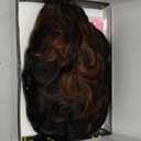 Short Pixie Wigs for Black Women Auburn Pixie Cut Wigs with Bangs Short Curly Wig for Black Women Natural Bowl Cut Wig Synthetic Black and Brown Wigs for Women 1B/30 Color Pixie Wigs(Ombre Auburn)